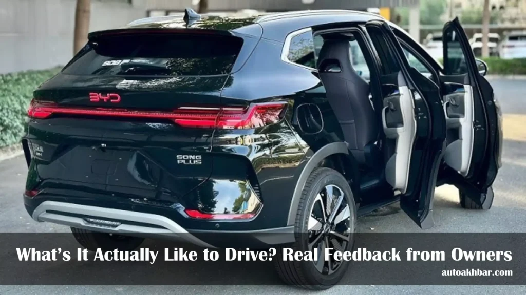 BYD Song Plus DM-i 2025 hybrid SUV front view with modern design and LED lights