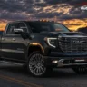 2027 GMC Sierra 1500 Denali — front three-quarter view with new grille design