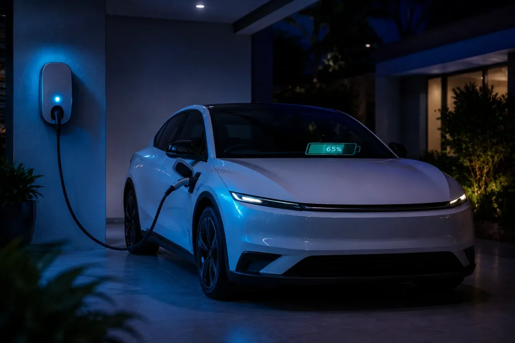 EV raat ko charge karna summer tips – electric car home charging India : EV care in summer