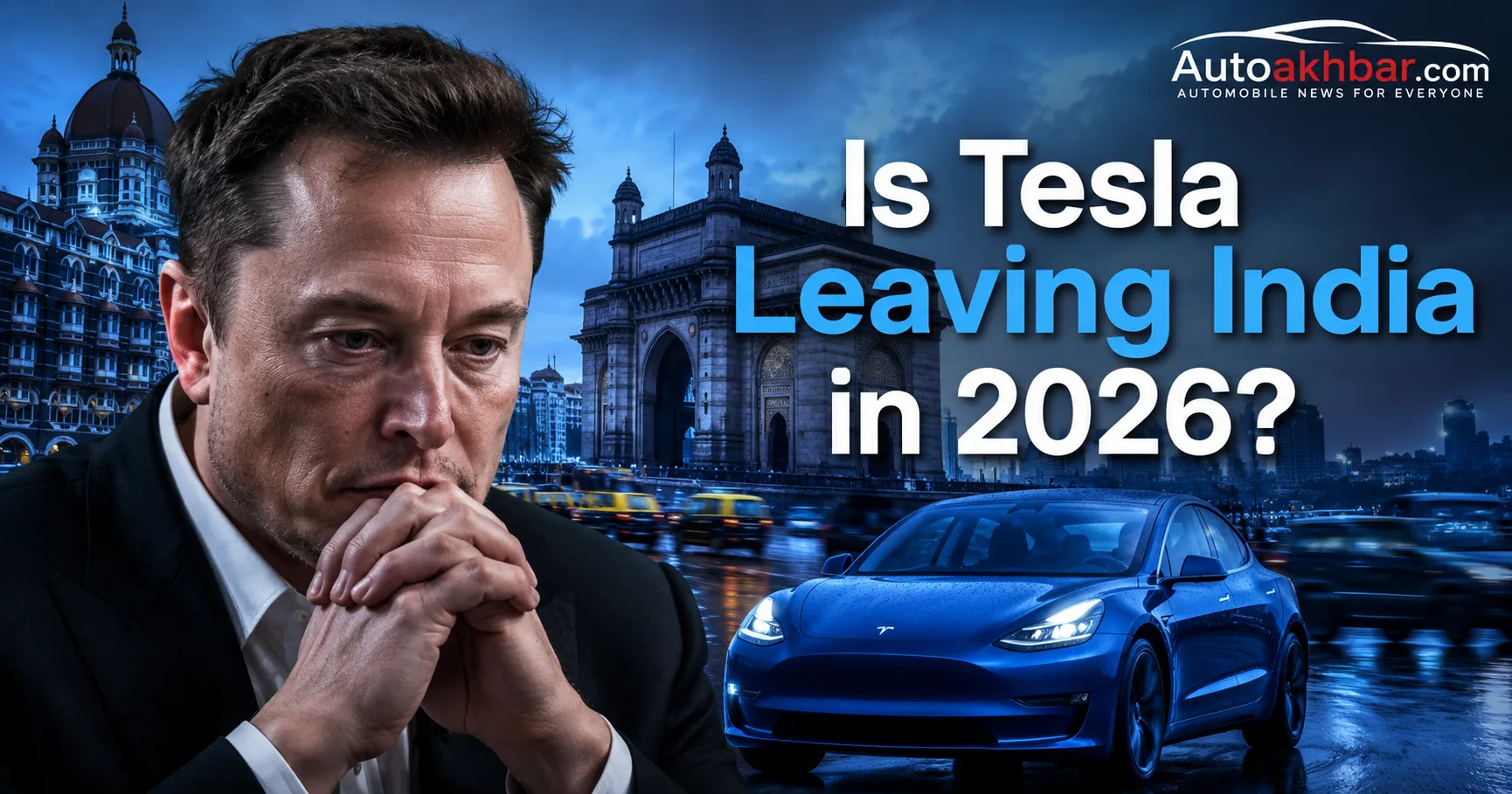 Tesla Model Y in India 2026 at an Indian city showroom