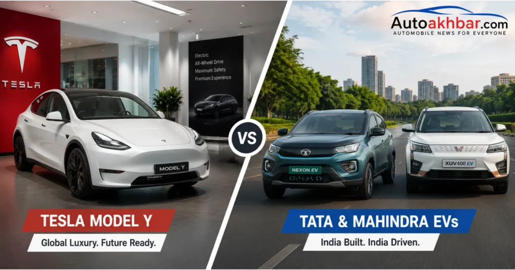 Tesla leaving India : Tesla vs Tata Mahindra EV India market comparison