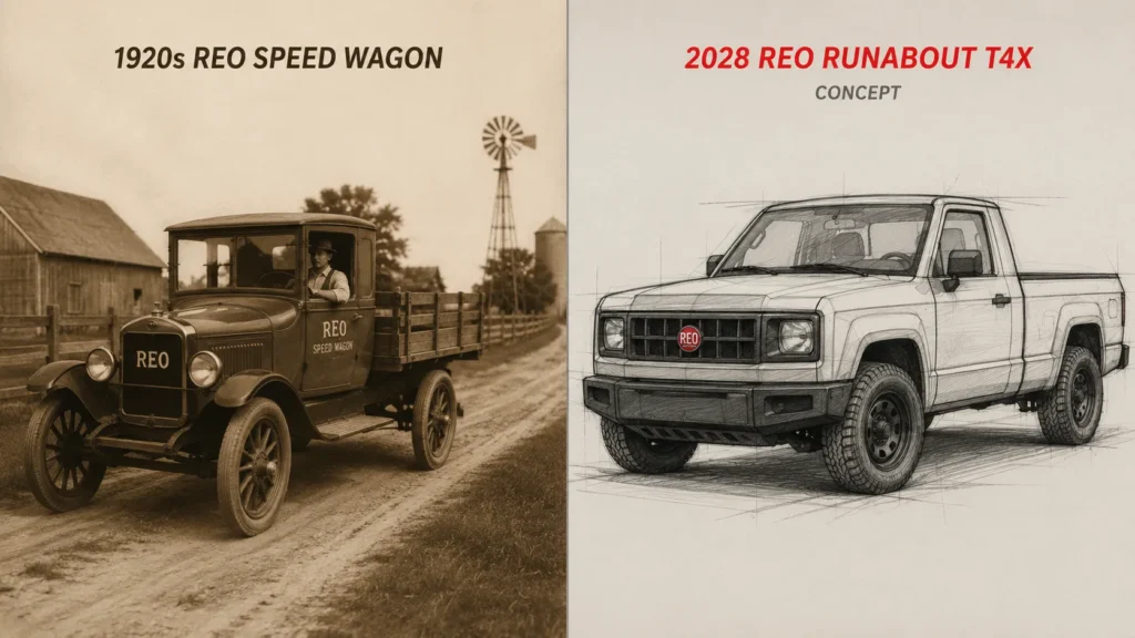 REO truck brand history from 1905 to 2028 REO Industries Runabout