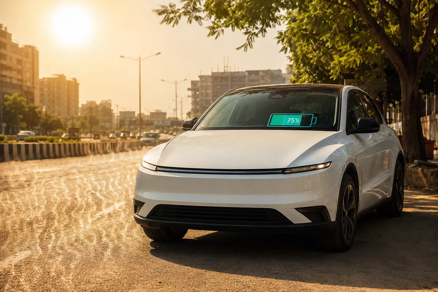 गर्मियों में EV car parking – electric vehicle summer care tips India 2026