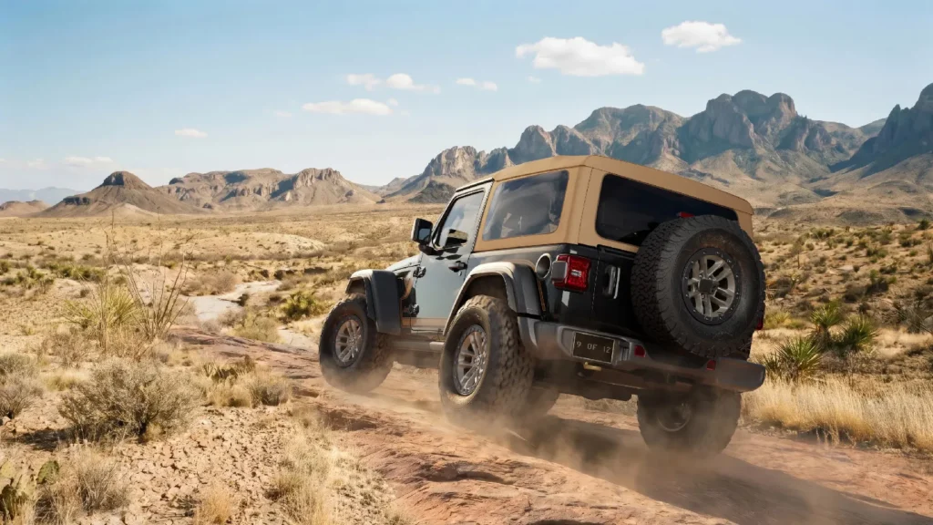 2027 Jeep Wrangler Laredo rear view