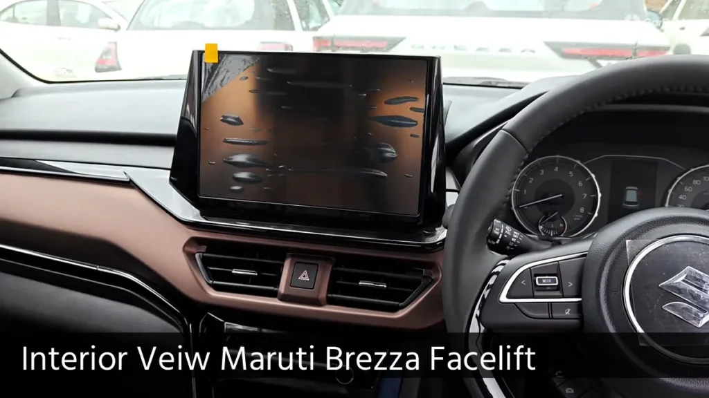 Maruti Brezza Facelift Interior View