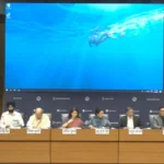Automakers and government officials at E20 fuel press conference