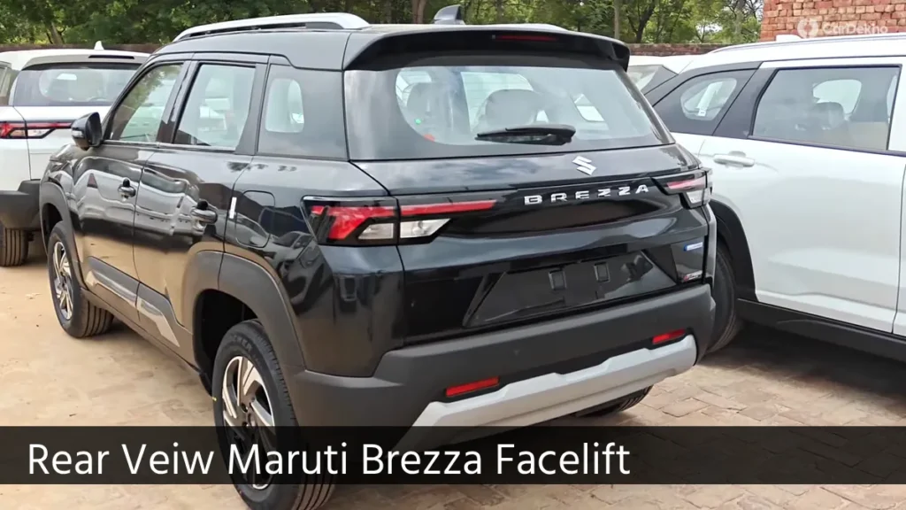Maruti Brezza Facelift Rear View
