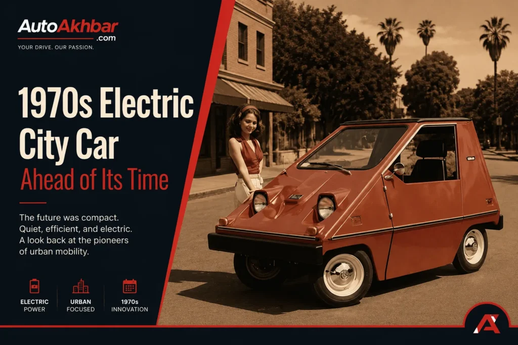 Sebring-Vanguard CitiCar electric city car from the 1970s, AutoAkhbar feature image