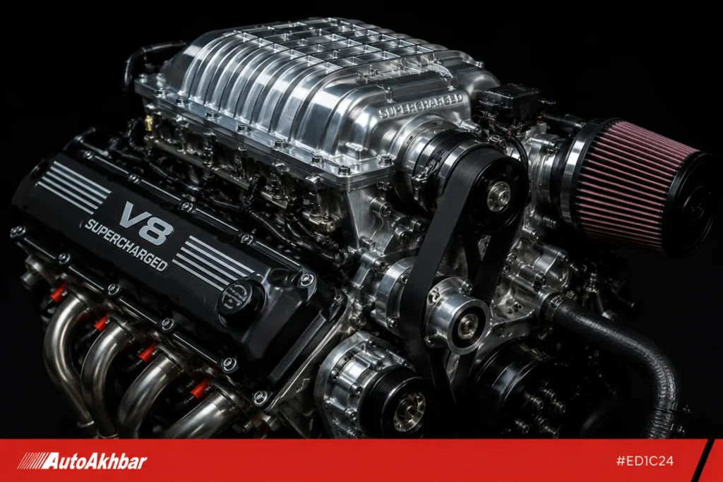 Supercharged V8 engine expected to power the Jensen Interceptor GTX