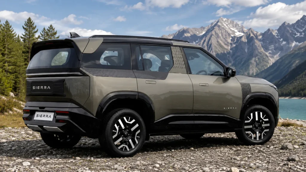 Tata Sierra Adventure Jubilee Edition with ROQ styling kit