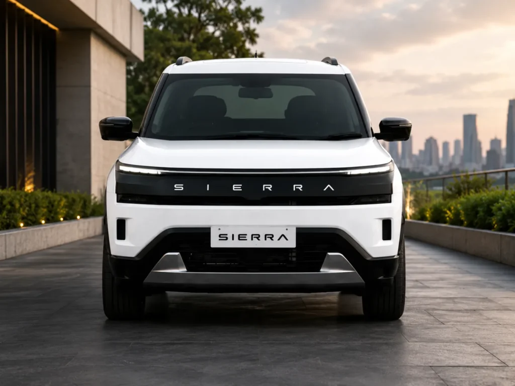 Tata Sierra Jubilee Edition 10.25-inch touchscreen infotainment