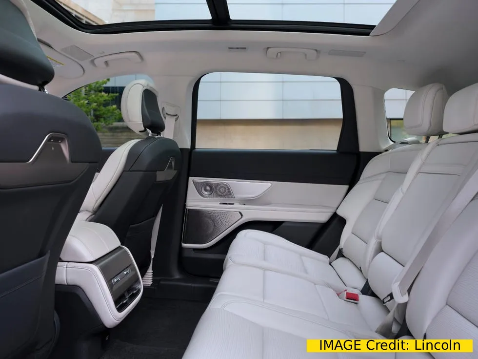 2027 Lincoln Nautilus SUV Rear Seat