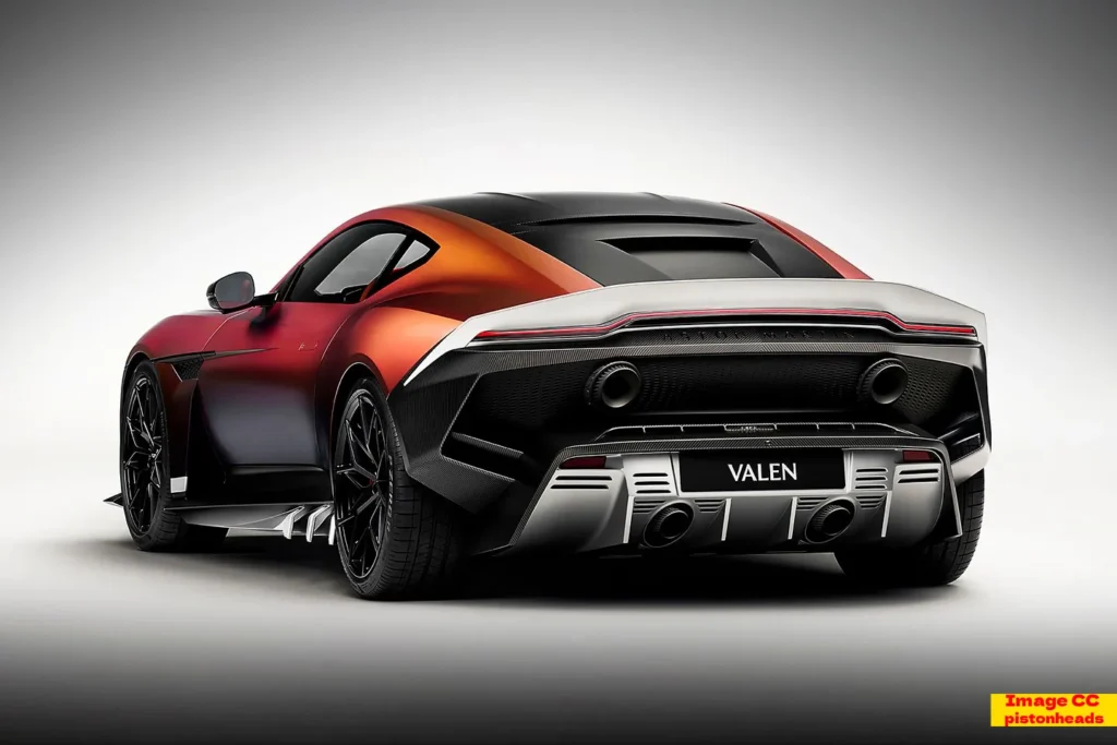 Aston Martin Valen V12 supercar, the most powerful front-engined production car ever built