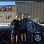 Black 1971 Chevrolet Chevelle SS, the model stolen in San Mateo County and recovered 33 years later