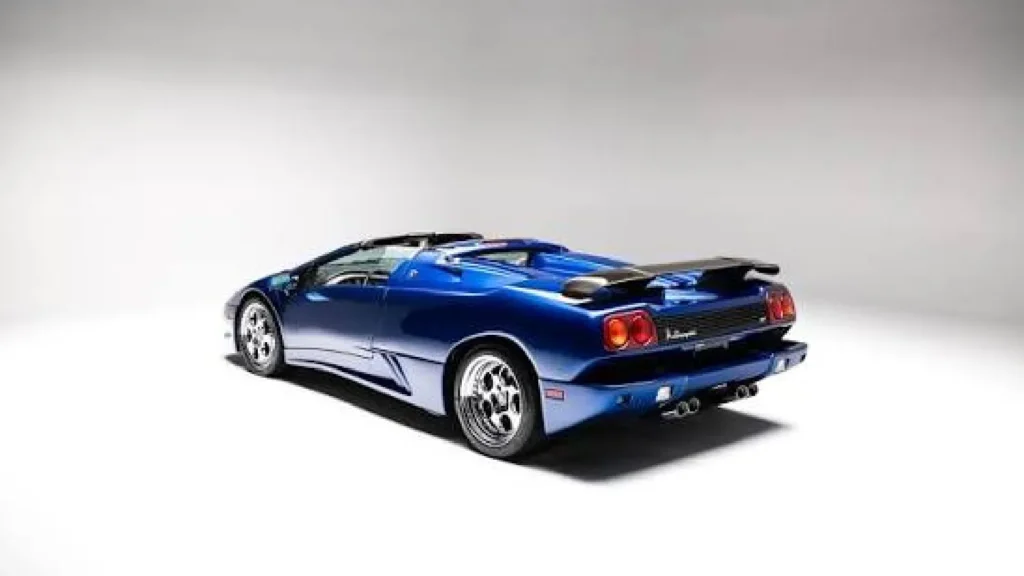 Eccentrica Lamborghini Diablo V12 Roadster restomod rear view