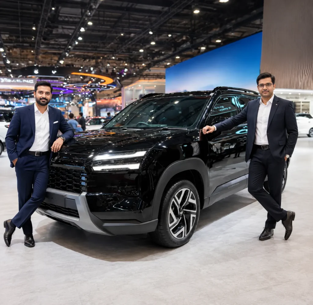 MG Hector Hawk SUV फ्रंट एंगल — 26 अगस्त लॉन्च से पहले एक्सपेक्टेड डिज़ाइन