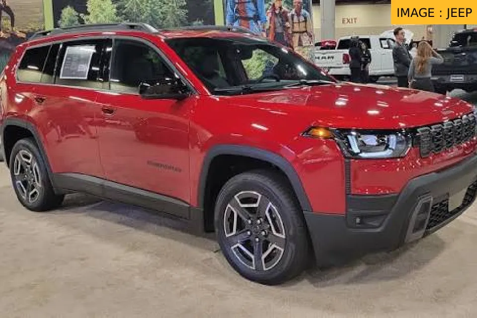 Next-generation Jeep Cherokee prototype outside the Belvidere Assembly Plant in Illinois