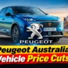 Peugeot Australia Price Cuts 2026