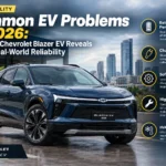 2026 Chevrolet Blazer EV parked outdoors, representing common EV reliability issues