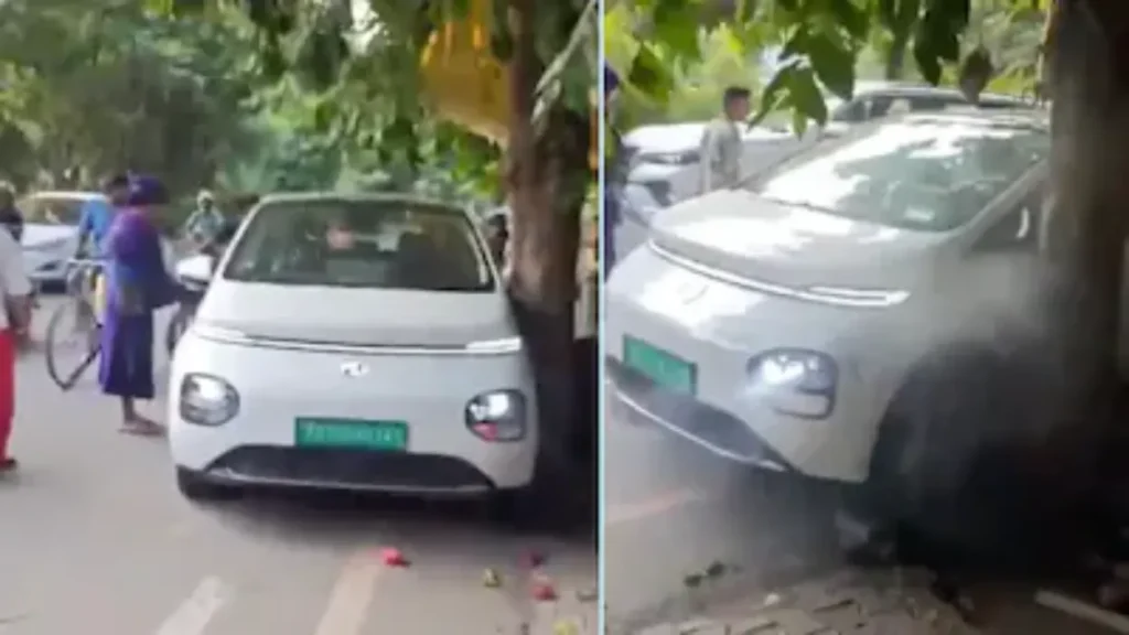 MG Windsor EV लुधियाना में सड़क पर बिना ड्राइवर कंट्रोल के चलती हुई, वायरल वीडियो