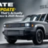 Slate Truck 2026 update showing changes since its 2025 reveal