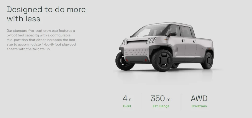 Telo Truck Specification