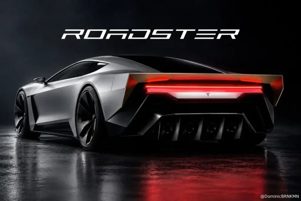 Tesla Roadster Fan Made
