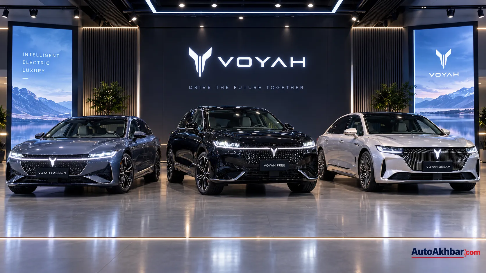 Voyah Passion, Passion S and Passion L models compared side by side Voyah Passion vs Passion S vs Passion L