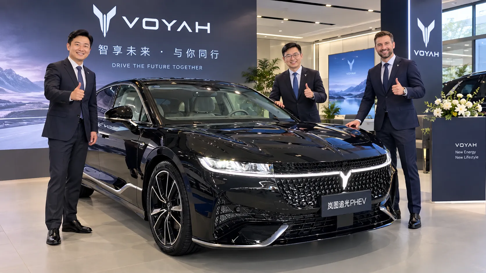 Voyah Passion S electric coupe SUV side profile