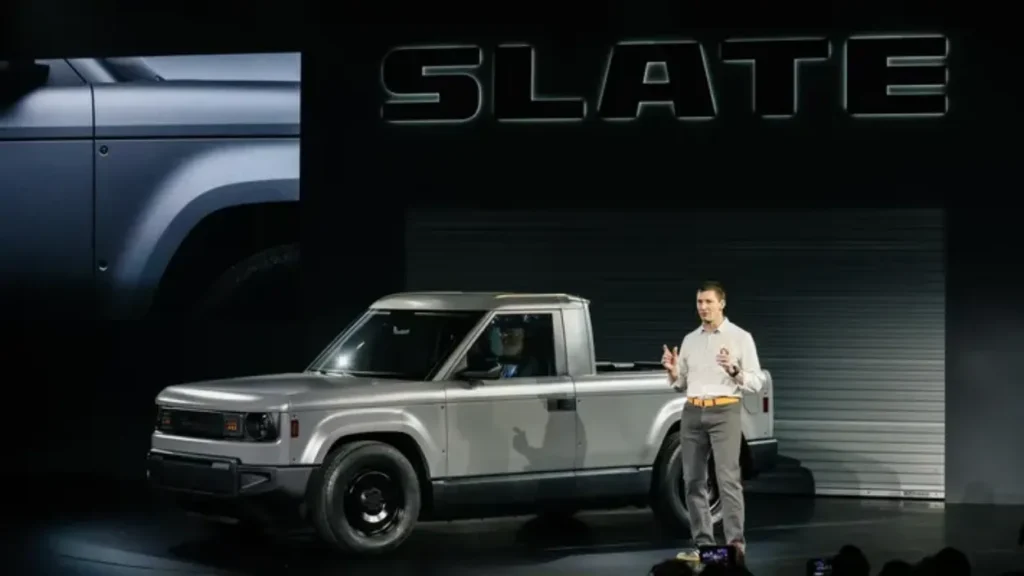 Slate Truck showing what Slate originally promised at its 2025 launch event