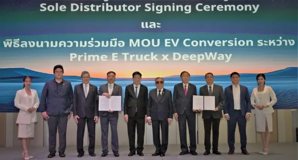 DeepWay Star 6x4 intelligent electric heavy-duty truck in Thailand